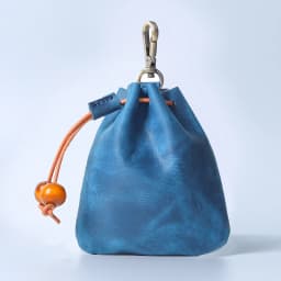 Handmade Vintage Genuine Leather Drawstring Coin Purse Mini Portable Soft Leather Key Wallet For Ladies