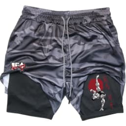 Anime Baki Hanma Performance Shorts Men Running GYM Shorts Beach Bottoms Summer Sportswear Fitness Training Jogging Short Pants