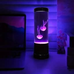 Jellyfish Lamp LED Color Changing Aquarium Light with 8 Colors, Home Decoration Night Light for Bedroom Living Room