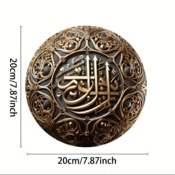 Eye of Horus Round Iron Artwork 7.8 Inch Decorative Wall Hanging for Home Cafe Bar, Religious Collection, Ideal Gift for Friends