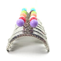 10PCS 8.5CM Small Candy Head Silver Semicircle Metal Coining Pattern Purse Frame Bag Kiss Clasp DIY Bag Sewing Accessories