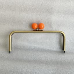 22 Or 24cm Kiss Lock Antique Bronze Big Ball Claps Metal Purse Frame Wholesale Bag Accessories Wallet Parts Plastic Candy Color