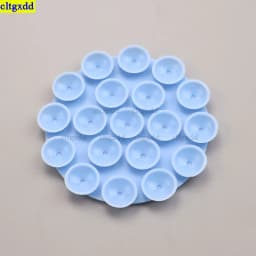 Cltgxdd 1 Piece Circular Portable Silicone Suction Cup Phone Holder Single-Sided Installation Car Navigation Universal Phone Hol