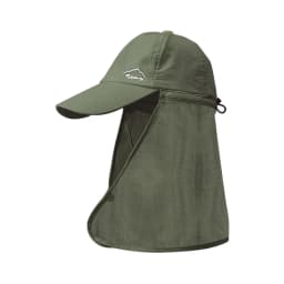 1pc Unisex Sun Hat With Shawl For Outdoor Sports Breathable Baseball Cap Lightweight Closure Solid Color Outdoor Bucket Hat for