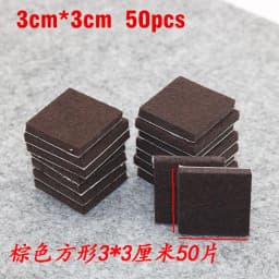 32/160Pcs Thickened Felt Chair Leg Pads Round Square Floor Protector Self Adhesive Furniture Table Legs Pad Bumper Anti Slip Mat