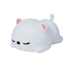 LED NightLights Silicone Rabbit Night Light with USB Charging Colorful Atmosphere Lamp for Children Kids Holiday Gift
