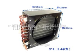 Condenser Copper Tube Cold Storage Refrigerator Freezer Water-cooled Cake Cabinet 1 Horse 1.5 Horse Oil Cooler