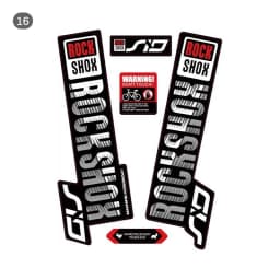 Front Fork Sticker for Rock Shox SID Road Bike MTB Race accessories decals Personalized Bicycle STICKER decoration