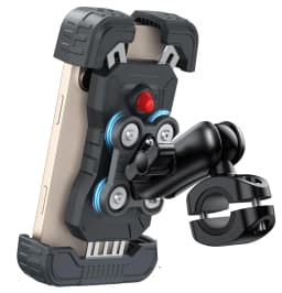Motorcycle Bike Phone Holder Mount with Vibration Dampener For Motorcycle Bike, Scooters ATV/UTV Universal Bicycle Mount