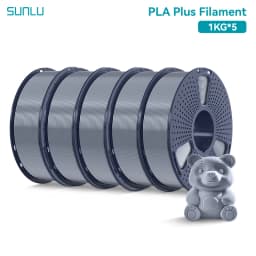 SUNLU 5KG PLAPLUS Filament 1.75MM Neatly Arranged No Knots No Bubble Eco-Friendly Non-Toxic Odorless Bright Color Good Toughness