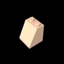 Gobricks GDS-620 ROOF TILE 2X2X2/65 DEG. compatible with lego 3678 children's DIY Educational Building Blocks