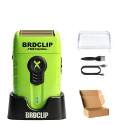 Professional Floating High Speed Foil Shaver Hair Beard Trimming Set Electric Trimmer for Man with Base BRDCLIP