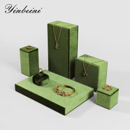 Yinbeini Jewelry Storage Sets Ring Earring Necklace Display Stand Pendant Bracelet Storage Stand TB009