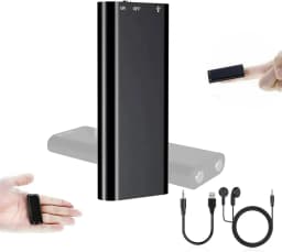 4GB-64GB Mini Ultra-Slim Voice Recorder Digital Professional Grade Voice Activation Reduction Recording Professional MP3 Player