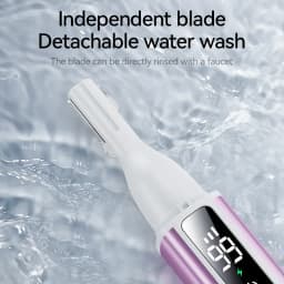 Electric Eyebrow Trimmer Type -c Charging Face Eyebrow Shaver Eye Brow Epilator Nose Hair Trimmer Security Painless Beauty
