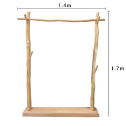 Wood Boutique Clothes Racks Drying Display Stylish Japandi Design Clothes Rack Hotel Modern Colgadores De Ropa Room Furniture