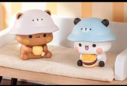 In Stock Genuine Bubu And Dudu Panda V3 Couple Daily Life Series Blind Box Trendy Model Toy Kawaii Doll Mystery Ornament Gift