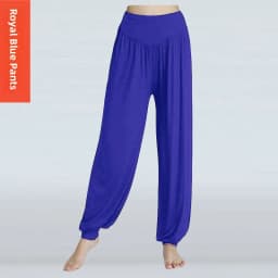 New Yoga Women's Square Dance Practice Pants Modal Cotton Elastic Large Size Loose Lantern Pants Summer Thin Model