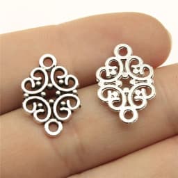 20pcs Earring Making Charms Findings Geometric Connector Charms For Earring Making Bracelet Making