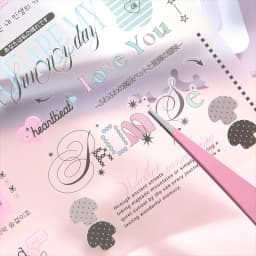 Mr.Paper 20pcs M5 Flip Text Sticker Book for Journal Planner Scrapbooking Diary Calendar Laptop Phone Case Album Decoration
