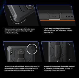 Blackview Active 8 Pro Rugged Tablet PC 10.36" 2.4K Display 8+256GB Android 14 Helio G99 Octa Core Tablets 22000mAh Battery NFC
