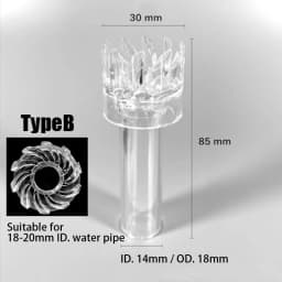 DIY Acrylic Aquarium Skimmer Lily Pipe Spin Surface Inflow Outflow Water Plant Tank Filter Cleaning Fish Tank Accessories
