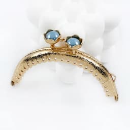 2/5Pcs 8.5cm Bead Head Embossed Metal Bag Handle Gold Coin Purse Frame Clourse Kiss Clasp Wallet Sewing Bracket Bags Accessories