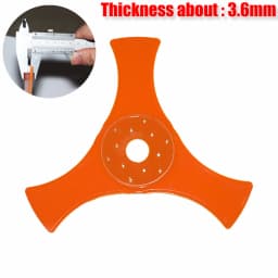 2/3/4 Teeth Nylon Grass Trimmer Blade Replacement Brush Cutter Head for Weed Eater Lawn Mower Garden Tool Accessories