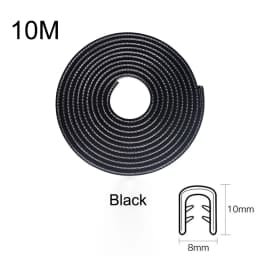 Car Door Edge Scratch Protector with Steel Disc Bumper Trim Edge Scratch Protector Strip Sealing Guard Styling Protector Decor