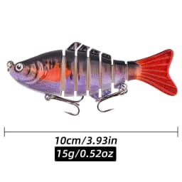 1 PCS Wobblers Fishing Lures Artificial Multi Jointed Sections Artificial Hard Bait Trolling Pike Carp Fishing Tools