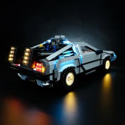 LED Light Kit Building Blocks For LEGO 10300 Back to the Future Time Machine (Only Light Kit Included)