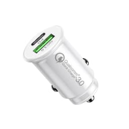 Dual USB Car Charger 48W Fast Charing USB C PD Car Cigarette Socket Lighter For iPhone Samsung Huawei Car Charger Power Adapter