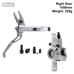 Bicycle Hydraulic Disc Brake 2 Piston MTB Brake Caliper IIIPRO E2 Mountain Bike Brake Oil Pressure 800/1550mm Front Rear Brake