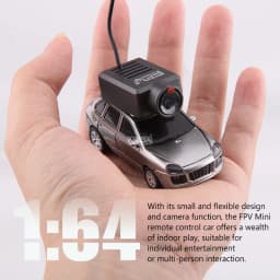 Wltoys 6401-C 1/64 FPV Mini RC Car&Runway Mats 2.4GHz First Person View Gyroscope Remote Control Car with HD Camera Racing Toy