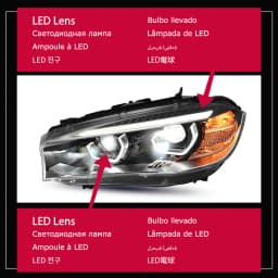 AKD Head Lamp for BMW X5 X6 F15 F16 LED Headlight 2014-2018 Headlights F15 F16 F85 DRL Turn Signal High Beam Angel Eye Projector