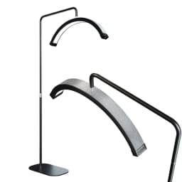 FOSOTO Overseas Warehouse LED Video Light Half-moon Fill Light Lash Nail Desktop Light For Beauty Eyelash Tattoo Makeup