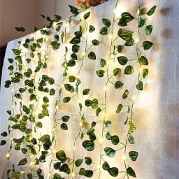 LED String Lights 2M/5M/10M Maple Leaf Wedding Garland Christmas Fairy Light for Home Bedroom Wall Patio Ramadan Decoration 2025