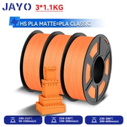 JAYO 3.3KG High Speed Matte  PLA=PLA Classic Filament 1.75mm 30mm/s - 600mm/s Print Range High Flow Speedy PLA Printer Filament