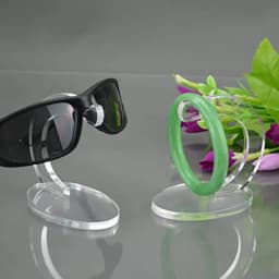 Acrylic sunglasses holder glasses stand for eyeglass keychain display case organizer bracelet jewellery showcase jewelry rack