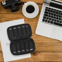 10 Slots Flash Drive Case USB Drive Holder Storage Bag Thumb Drive Light Weight Handbag Electronic Accessories Organizer Storage