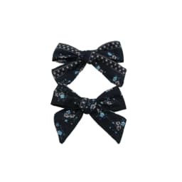 AP New winter Cotton Floral bow elegant headband fashion children hairband hair accessories baby clip OEM