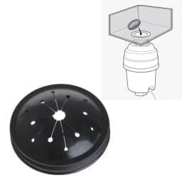 1 Pc Garbage Disposal Splash Guard Rubber Sink Baffle 3 1/8" Food Waste Disposer Replacement Drain Splash Guard Cleaning Tools