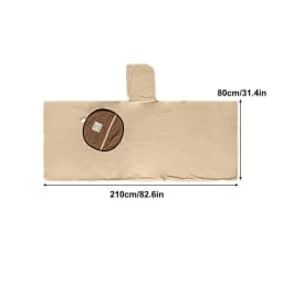 Camping Wearable Sleeping Bag Poncho Sleeping Bag Rocker Fleece Warmth Hooded Poncho Sleeping Bag Blanket Camping Accessory