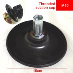 Black Suction Cup Adapter for Telescopic Linear Actuator with M6 M8 M10 3XLR Connector Reciprocating Device Attachments Parts