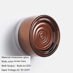 IWHD Glass Lampshade LED Wall Lamp Sconce 4 Colors Beside Bedroom Living Room Bathroom Mirror Stair Light Wandlamp Applique