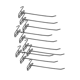10Pcs Reusable Mesh Panel Hangers Metal Wear-resistant Storage Hook Removable Universal Net Panel Hooks Store Storage Display