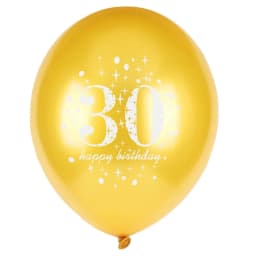 5Pc Happy Birthday Decoration Gold Rose Black 16 18 30 50 60 70 80 90 Years Birthday Party Digital Ballon Latex Party Supplies