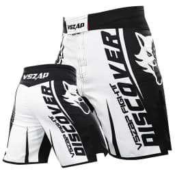 VSZAP MMA Fight Shorts for Men Durable Training Shorts Grappling Boxing Kickboxing BJJ No Gi Sparring Workout Fighting Shorts