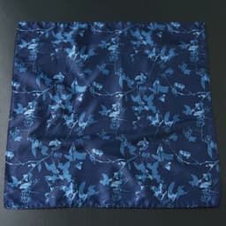 32cm Fashion Mens Oversized Polka Dot Pocket Square Elegant Silky Floral Navy Blue Handkerchief Wedding Tuxedo Accessories Hanky
