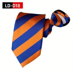 Hot Sell Style 8CM Zipper Tie Men Bridegroom Wedding Stripes Necktie Lazy Pre-tied Ties Striped Zipper Necktie For Men Women